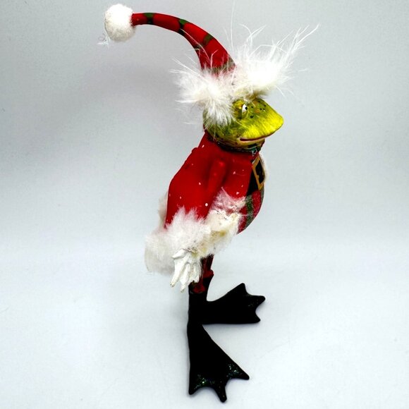 Department 56 Krinkles Frog King Figurine Retired 2001 Handcrafted Holiday 6" - Picture 7 of 9